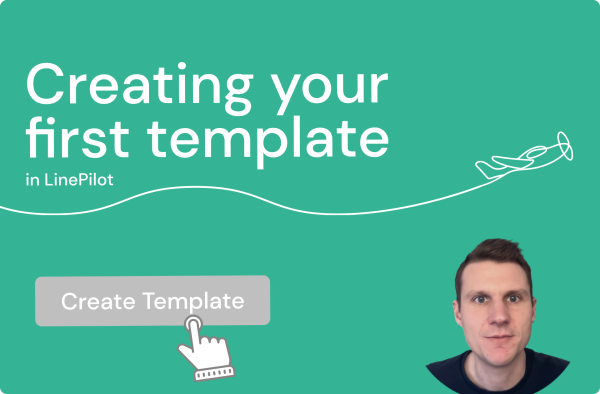 Creating your first template