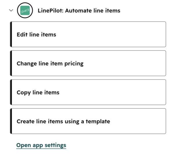 LinePilot actions